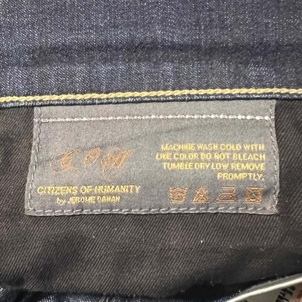 Citizens of‎ Humanity Women 28 (**31) Ava Low Rise Straight Leg Soft Dark Jean - Picture 5 of 8